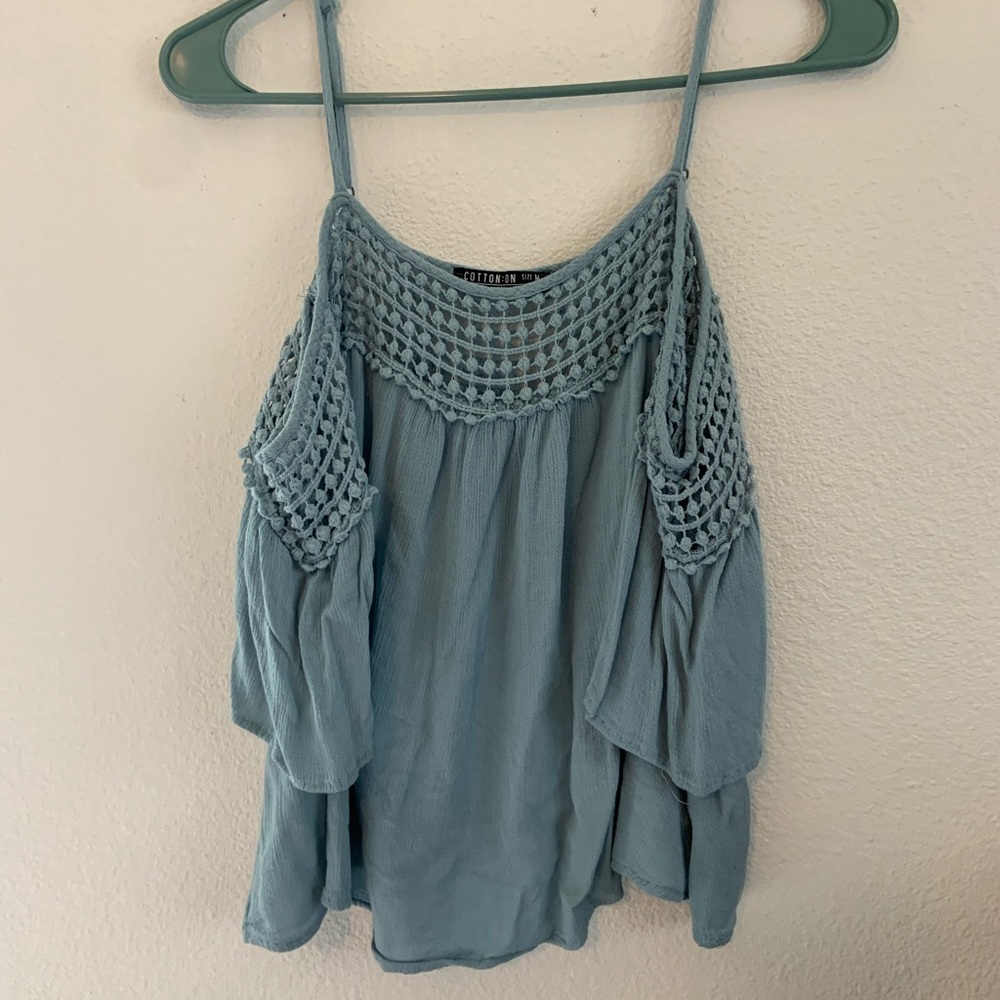 Blue tank top